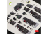 Kelik Decals 3D K48038 Décalcomanies 3D intérieures F-16I "Sufa" pour kit Kinetic 1/48