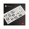 Kelik Decals 3D K48033 D&eacute;calcomanies 3D int&eacute;rieures F/A-18B "Hornet" pour kit Kinetic 1/48