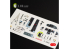 Kelik Decals 3D K48030 F-104J "Starfighter" interior 3D decals for Kinetic kit 1/48
