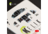Kelik Decals 3D K48030 F-104J "Starfighter" interior 3D decals for Kinetic kit 1/48