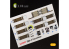 Kelik Decals 3D K32007 Décalques 3D intérieurs "Dauntless" SBD-3 pour kit Trumpeter 1/32