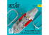 ResKit kit d'amelioration avion RSU32-0057 Cockpit Mirage 2000C avec decals 3D pour kit Kitty Hawk 1/32