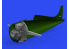 Eduard kit d'amelioration avion brassin Print 648829 Baie de roue F4F-4 Eduard 1/48