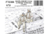 Cmk figurine F72386 Équipage Sd.Kfz 250/251 en uniforme d'hiver pour Special Armour et autres kits 1/72
