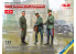 Icm maquette figurine 24020 Personnel d'état-major allemand de la Seconde Guerre mondiale 1/24