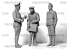 Icm maquette figurine 24020 Personnel d'état-major allemand de la Seconde Guerre mondiale 1/24