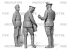 Icm maquette figurine 24020 Personnel d'état-major allemand de la Seconde Guerre mondiale 1/24