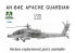 Takom maquette hélicoptère 2602 AH-64E Apache Guardian Hélicoptère d'attaque 1/35