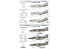 Fine Molds avion FP44 Ensemble de missiles modernes (60-70) de l'US Air Force 1/72