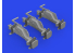 EDUARD kit d'amélioration Brassin Print 635024 Crics Jacks 10 Ton Allemand WWII 1/35