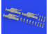EDUARD kit d'amélioration Brassin Print 635024 Crics Jacks 10 Ton Allemand WWII 1/35