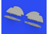 Eduard kit d'amelioration avion brassin Print 648848 Bout d'ailes pliantes A6M2-N Rufe Eduard 1/48