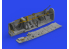 Eduard kit d'amelioration brassin 672312 Cockpit Messerschmitt Bf 110E Eduard 1/72