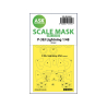 ASK Art Scale Kit Mask M48068 P-38J Lightning Tamiya Recto 1/48