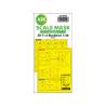 ASK Art Scale Kit Mask M48048 SR-71A Blackbird Revell Recto Verso et roues 1/48