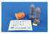 CMK kit resine 4458 Bombe 2000 Lb AN-M66A2 équipée d'un assemblage d'ailettes M116A1 (2 pièces) 1/48
