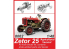Cmk kit d'amelioration 8062 Zetor 25 version agricole 1/48