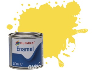 HUMBROL Peinture enamel 069 XL Nouvelle formule Jaune Brillant 50ml