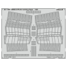EDUARD photodecoupe avion 481109 Volets d'atterrissage A6M2-N Rufe Eduard 1/48