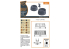 Clear Prop kit d'amelioration avion CPA72080 MiG-23ML, MLD, P, MLAE Échappement et prises d'air pour kits CP 1/72