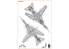 Clear Prop kit d'amelioration avion CPD72008 Decalques standard MiG-23ML, MLA, MLD, P, MLAE pour kits CP et autres 1/72