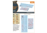 Clear Prop kit d'amelioration avion CPD72009 Decalques anglais standard MiG-23ML, MLA, MLD, P, MLAE pour kits CP et autres 1/72