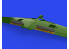 Eduard kit d'amelioration avion brassin Print 648851 Volets d'atterrissage A6M2-N Rufe Eduard 1/48