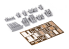 Eduard kit d'amelioration avion brassin Print 648853 Gun bays F4F-4 Eduard 1/48