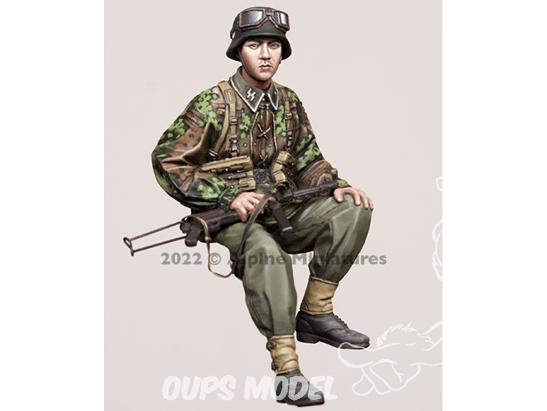 Alpine figurine 35300 Passager WSS Schwimmwagen 1/35