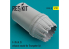 ResKit kit d'amelioration avion RSU32-0099 Buses d'échappement pour un F-35 (A, C) pour kit Trumpeter 1/32