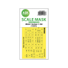 ASK Art Scale Kit Mask M48091 M6A1 Seiran Tamiya Recto Verso 1/48