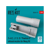 ResKit kit d'amelioration Avion RSU48-0197 Buses d'&eacute;chappement F-4 (E,J,F,G,S) "Phantom II" pour kit Meng 1/48
