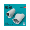 ResKit kit d'amelioration Avion RSU48-0267 Pot d'&eacute;chappement Bf-109E (E1,E4,E7) pour kit Eduard (Impression 3D) 1/48