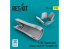 ResKit kit d'amelioration Avion RSU32-0058 Cockpit Mirage-2000-5 avec décalcomanies 3D pour kit Kitty Hawk1/32