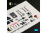 Kelik Decals 3D K72023 Décalcomanies 3D intérieures Hawker Tempest Mk.V pour kit Airfix 1/72