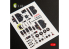 Kelik Decals 3D K48046 Décalcomanies 3D intérieures F-82 E/H "Twin Mustang" pour Modelsvit 1/48