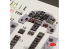 Kelik Decals 3D K48041 Décalcomanies 3D intérieures F-5B "Freedom Fighter" pour kit Kinetic 1/48