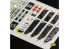 Kelik Decals 3D K35008 Décalques 3D intérieurs Unimog 404 pour kit ICM 1/35