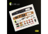 Kelik Decals 3D K35006 Décalques 3D intérieurs camion utilitaire Opel Blitz 3ton 4x2 pour kit Tamiya 1/35