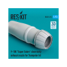 ResKit kit d'amelioration Avion RSU72-0215 F-100 "Super Sabre" tuy&egrave;re d'&eacute;chappement pr&eacute;coce ferm&eacute;e pour kit Trumpeter 1/72