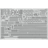 Eduard photodecoupe bateau 53294 Am&eacute;lioration USS Missouri BB-63 Partie 3 Hobby Boss 1/350
