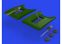Eduard kit d'amelioration avion brassin Print 648725 Sopwith Camel 2F.1 Lewif gun Eduard 1/48