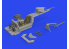 Eduard kit d'amelioration avion brassin Print 648824 Cockpit Focke Wulf Fw 190F-8 Eduard 1/48
