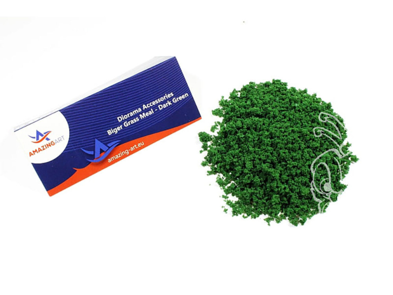 AmazingART 613944 Flocage HERBE VERT FONCÉ 25g
