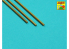 Aber accessoire BT20X03 Tubes Laiton 2,0 x 0,3mm longueur 250mm x 3 piéces.