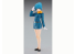 Hasegawa maquette figurine 52346 12 Egg Girls Collection No.34 "Mayuki Sara" Californie 1/12