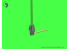 Master Model GM-72-017 Antenne tige pliante 2m (pour Pz.Kpfw. II-IV Early) 1/72
