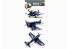 Academy maquette avion 12353 Chance Vought Corsair USN F4U-4 "Bataille du réservoir de Jangjin 1/48