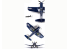 Academy maquette avion 12353 Chance Vought Corsair USN F4U-4 "Bataille du réservoir de Jangjin 1/48