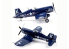 Academy maquette avion 12353 Chance Vought Corsair USN F4U-4 "Bataille du réservoir de Jangjin 1/48